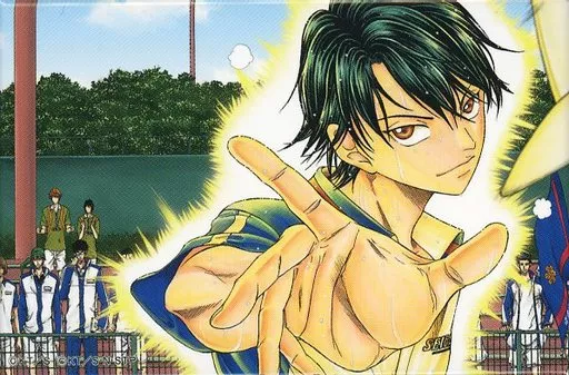 おてふぇす2018 完全版缶バッジ 越前リョーマ 198 新テニスの王子様 テニプリ 越前リョーマ おてふぇす 原作絵 缶バッジ