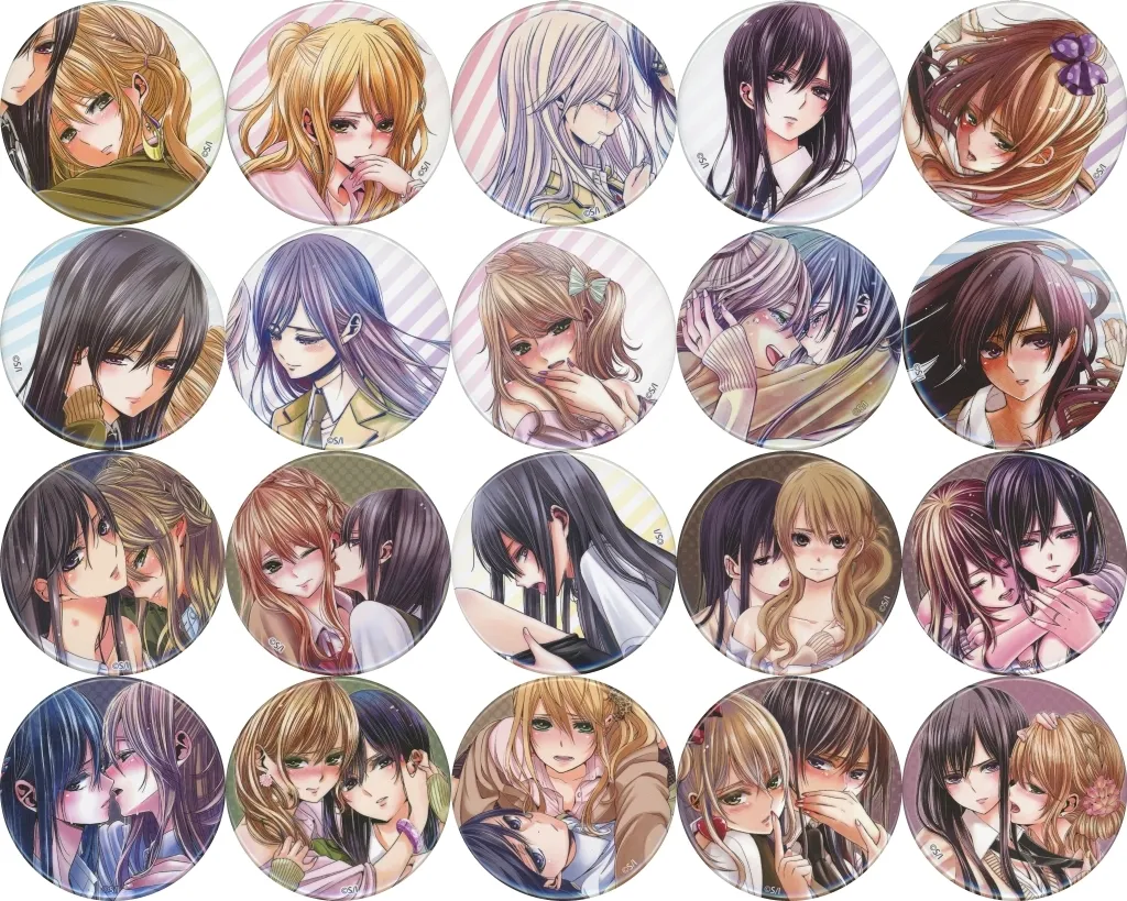 全20種セット スタンド付き缶バッジ 「推しちゃれ citrus ＆ citrus＋ くじ」 D賞