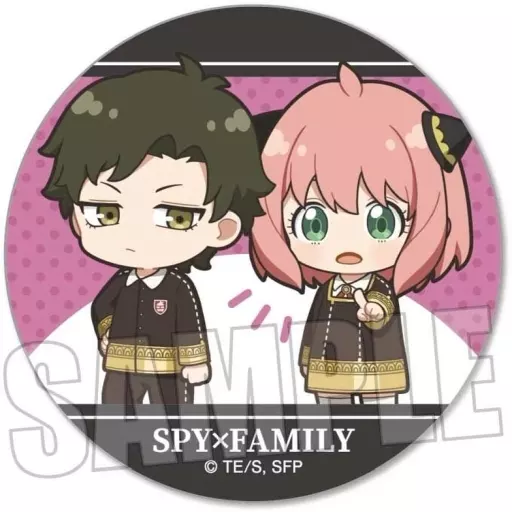 アーニャ・フォージャー＆ダミアン・デズモンドA 「トレーディング缶バッジ SPY×FAMILY ぷちめもっ!」