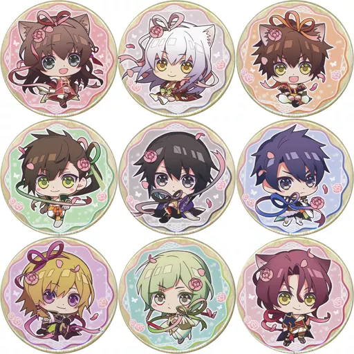 駿河屋 -<中古>[単品] 集合 描きおろしちびキャラ缶バッジ9個セット