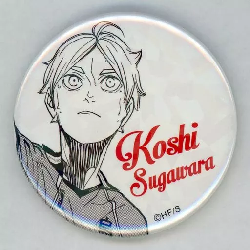 ハイキュー!!　オールスター缶バッジ　菅原孝支 ハイキュー！！(ハイキュー！！)の完全受注生産「週刊少年ジャンプ