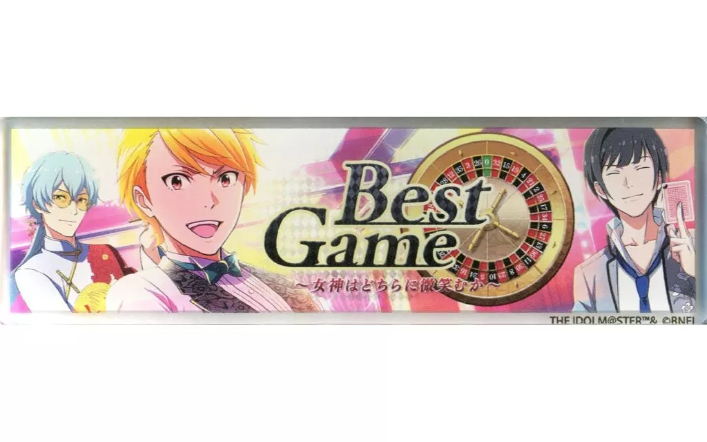 Best Game ～女神はどちらに微笑むか～ アクリルバッジ 「コトブキヤくじ アイドルマスター SideM Event Collection」 A-10賞