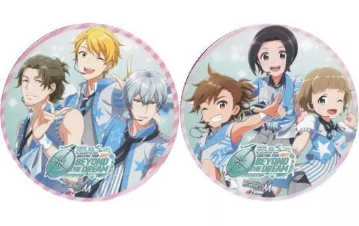 S.E.M＆もふもふえん デカ缶バッジ2種セット 「Blu-ray THE IDOLM＠STER SideM GREETING TOUR 2017 ～BEYOND THE DREAM～ LIVE Blu-ray」 とらのあな購入特典