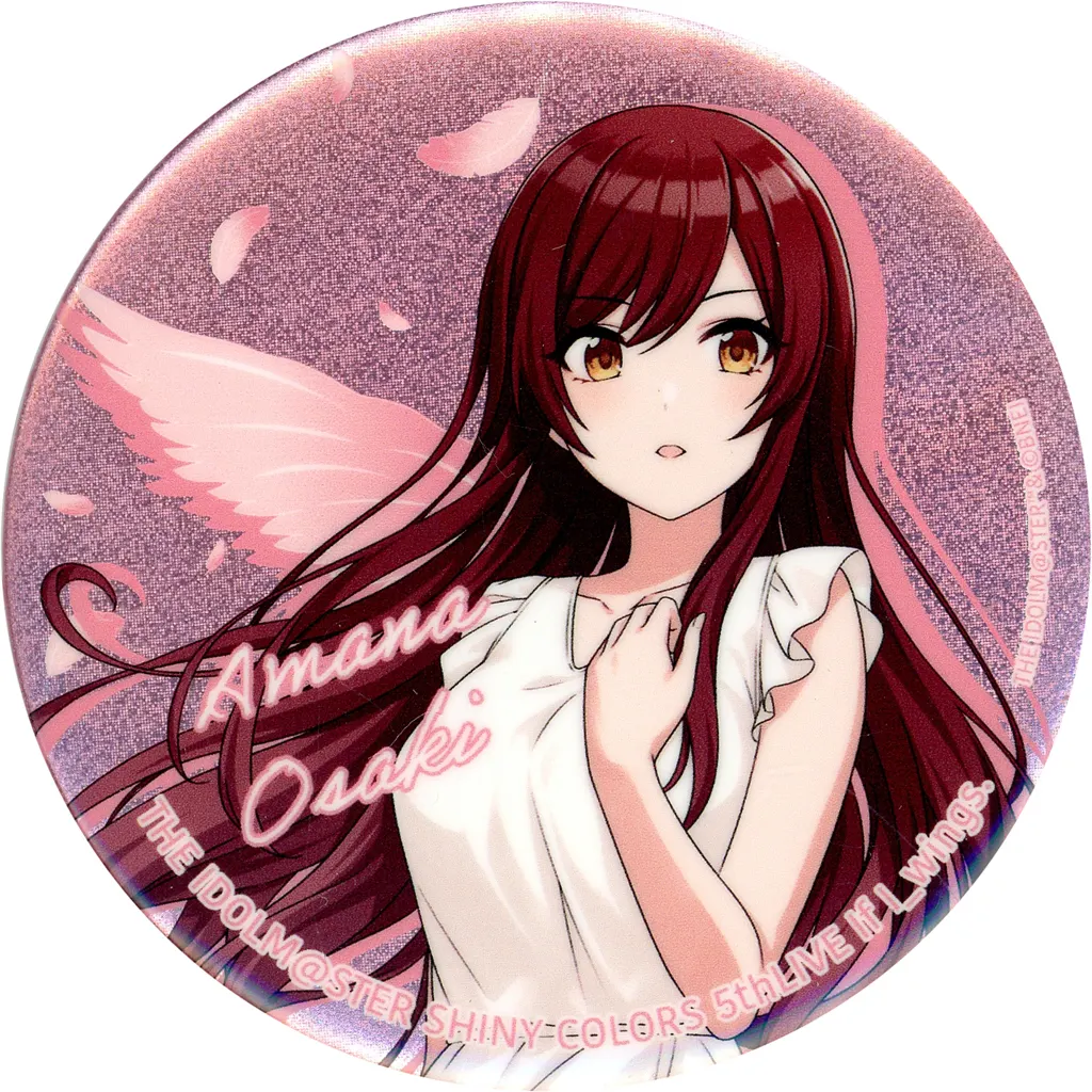 大崎甘奈 公式φ75mmグリッター缶バッジ 「THE IDOLM＠STER SHINY COLORS 5thLIVE If I_wings.」