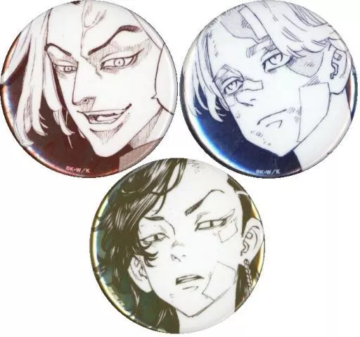 バッジ・ピンズ　柴大寿＆乾青宗＆九井一 缶バッジセット(3個セット)D 「東京リベンジャーズ 原画展 TOKYO卍REVENGERS EXHIBITION」