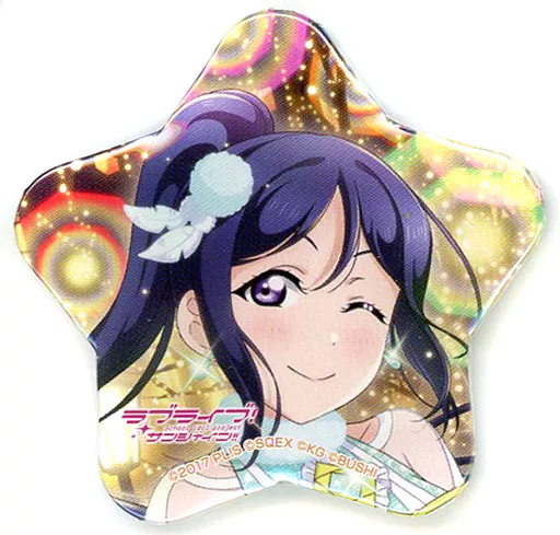 松浦果南　ロゼット＋缶バッジ ラブライブ！スクールアイドルフェスティバル2 MIRACLE LIVE! 缶バッジ