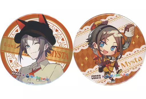 ミスタリアス ココス 缶バッジ ゼンショーネットストア【本店】｜ビッグ缶バッジ2個セット 『Mysta