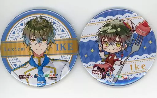 駿河屋 -<中古>アイク・イーヴランド ビッグ缶バッジ2個セット