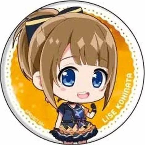 小日向理瀬 「Extreme Hearts×GraffArt CAFE 缶バッジ 02.ミニキャラ」