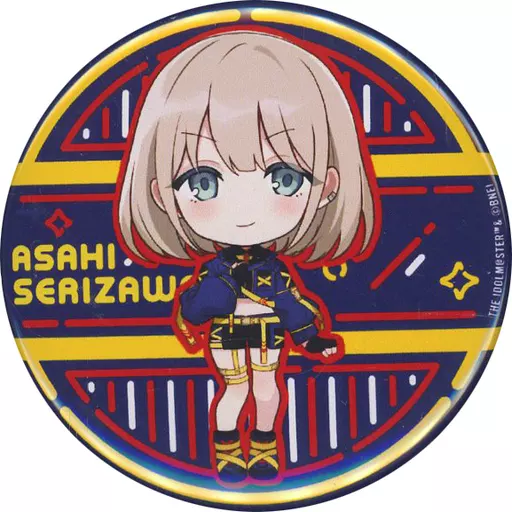 芹沢あさひ 「アイドルマスター シャイニーカラーズ ストレイライト×TSUTAYA THE IDOLM＠STER SHINY COLORS LIGHT UP CULTURE トレーディング ちびキャラ缶バッジ」