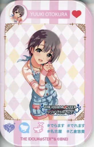 乙倉悠貴 「アイドルマスター シンデレラガールズ×でらます トレーディングSNS風長方形缶バッジ」