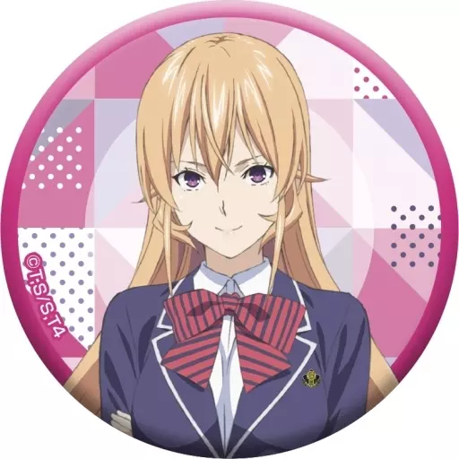 限定セール -SALE 駿河屋 -<中古>薙切えりな アニメイラスト缶 「食戟のソーマ ピンズ・ピンバッジ・缶バッジ