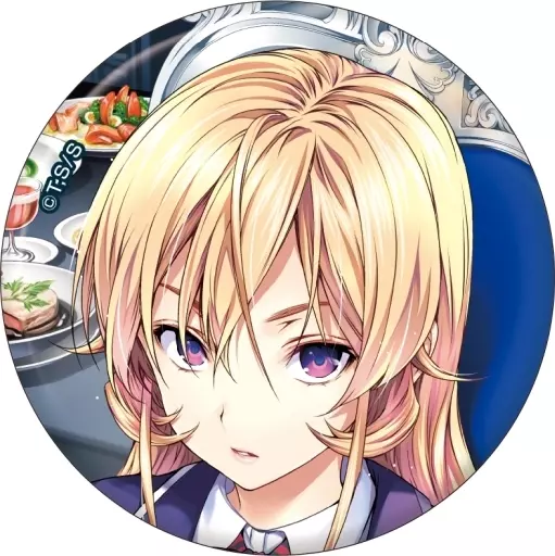 駿河屋 -<中古>薙切えりな 「食戟のソーマ 原作イラスト缶バッジ