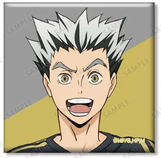 木兎光太郎 「ハイキュー!! トレーディング スクエア缶バッジ ユニフォームver.」