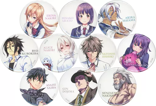 食戟のソーマ　遠月学園祭　トレーディング缶バッジ　全種セット 駿河屋 -<中古>全10種セット 「食戟のソーマ 生誕10周年記念“遠月学園