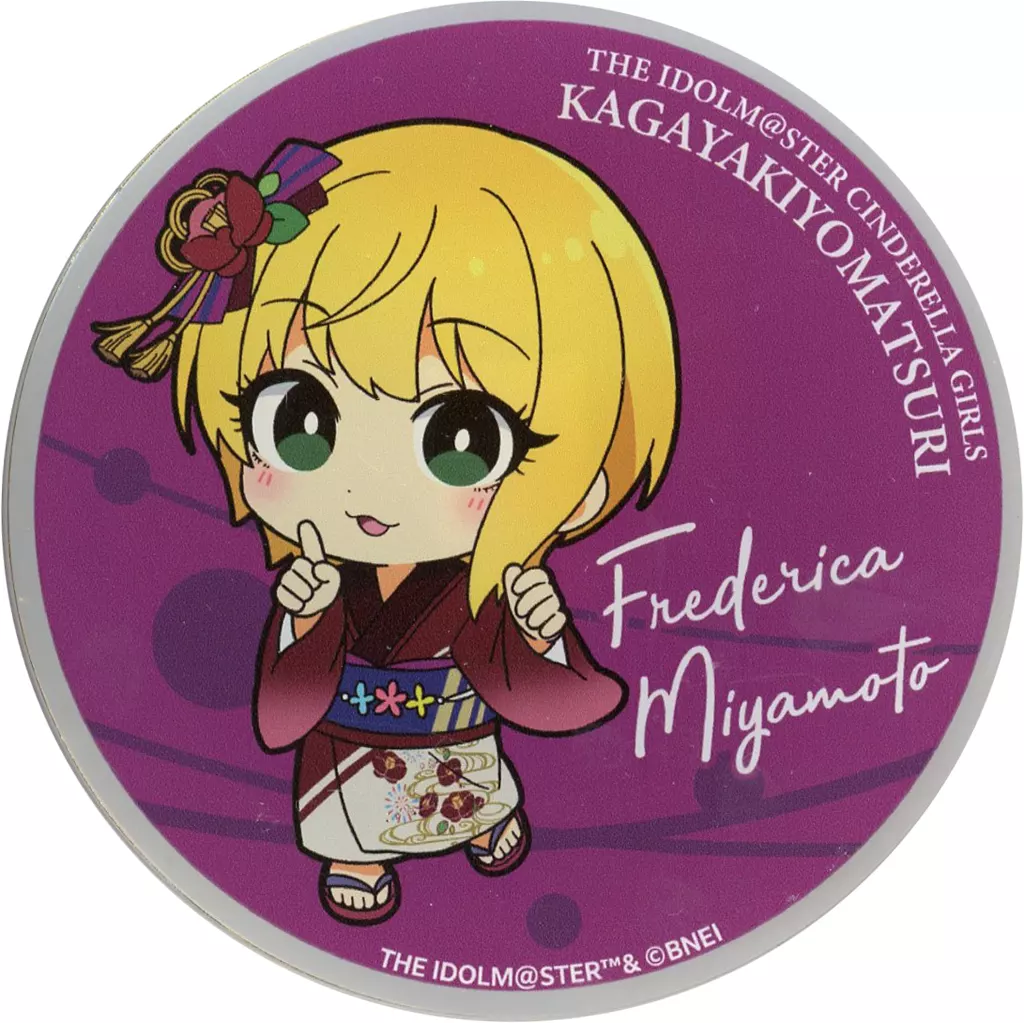 宮本フレデリカ(燿城夜祭 -かがやきよまつり- ver.) 公式プロデュースバッジ 「アイドルマスター シンデレラガールズ」