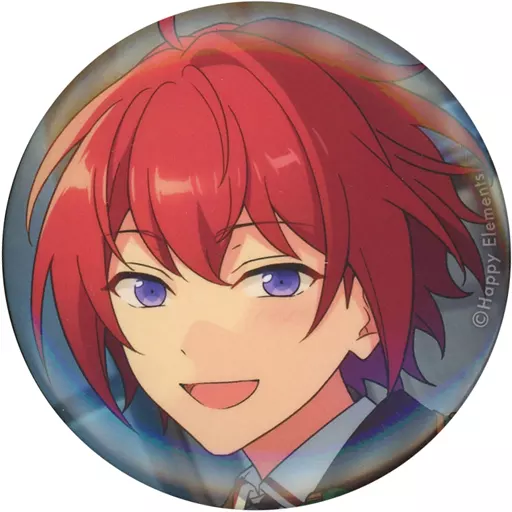 あんスタ SHUFFLE 缶バッジ 朱桜司 駿河屋 -<中古>朱桜司 「あんさんぶるスターズ!! SHUFFLEコレ缶バッジ