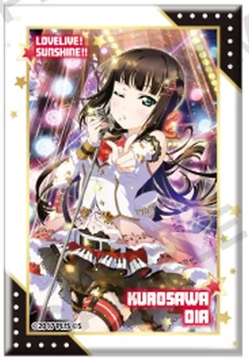 Aqours finale 缶バッジ　ダイヤ ラブライブ！サンシャイン!! - 描き下ろし 黒澤ダイヤ 3rdソロ