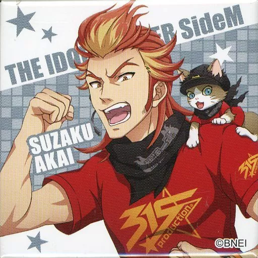 紅井朱雀 「アイドルマスター SideM トレーディング缶バッジ」 ララビットマーケット×HMM inラフォーレ原宿グッズ