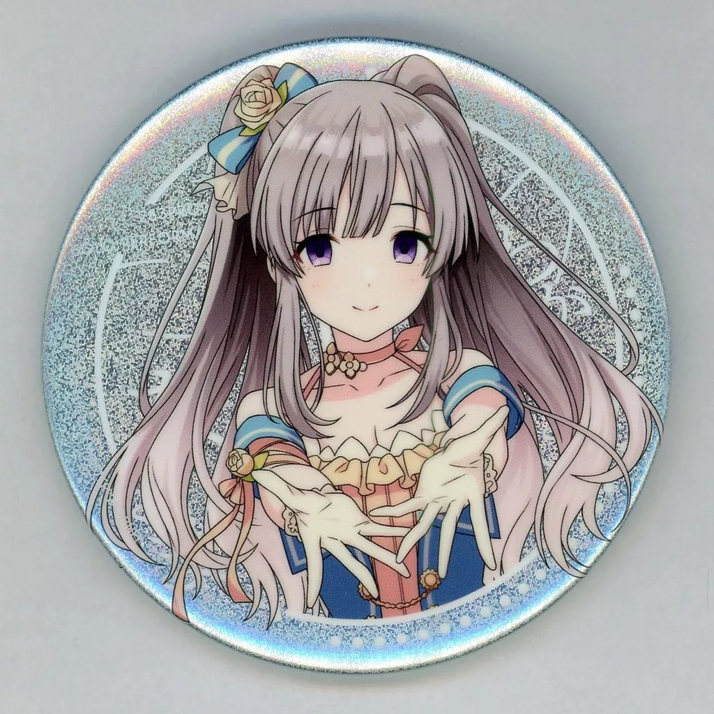 幽谷霧子 公式φ75mmグリッター缶バッジ 「アイドルマスター シャイニーカラーズ 283PRODCTION SOLO PERFORMANCE LIVE 「我儘なまま」」