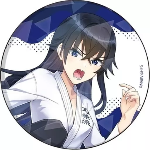 刃兼乙姫 「ドルフィンウェーブ ホログラム缶バッジ(65mm) 01.私服ver. 公式イラスト」