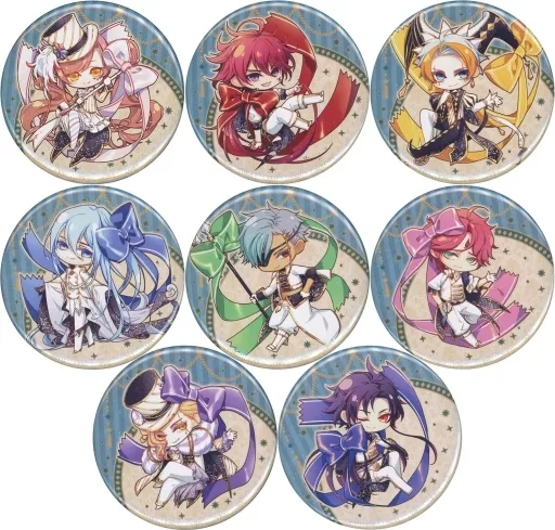 ◆ オバレク ステラ 特典 ちびキャラ 描きおろし 缶バッジ セット ◇ オバレク ステラ 特典 ちびキャラ 描きおろし 缶バッジ セット