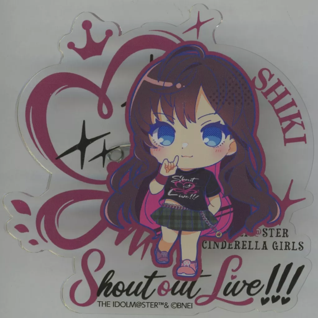 一ノ瀬志希(Shout out Live!!! ver.) 公式プロデュースバッジ 「アイドルマスター シンデレラガールズ」