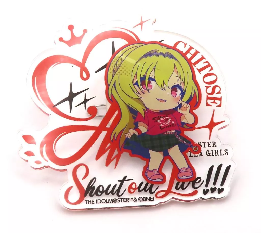 黒埼ちとせ(Shout out Live!!! ver.) 公式プロデュースバッジ 「アイドルマスター シンデレラガールズ」