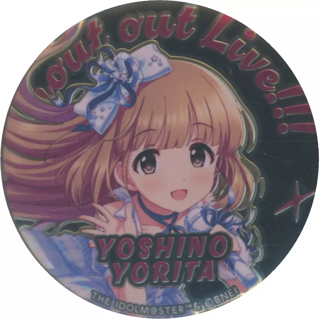 依田芳乃(Shout out Live!!! ver.) 公式メタル缶バッジ 「アイドルマスター シンデレラガールズ」