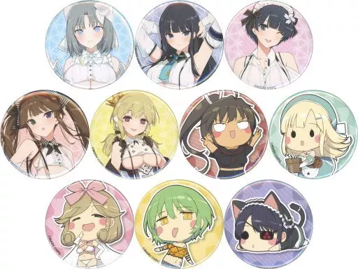 全10種セット 缶バッジ 「WEBくじ 閃乱カグラ 6パイ目」 G賞