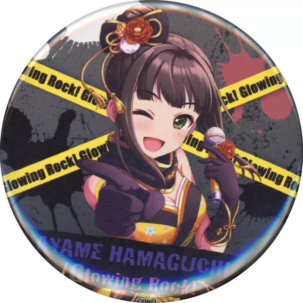 浜口あやめ(7thLIVE TOUR Glowing Rock! Ver.) 公式スタンド缶バッジ 「アイドルマスター シンデレラガールズ」