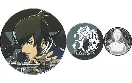 駿河屋 -<中古>真・女神転生IV 缶バッジ3個セット 「真・女神転生 30