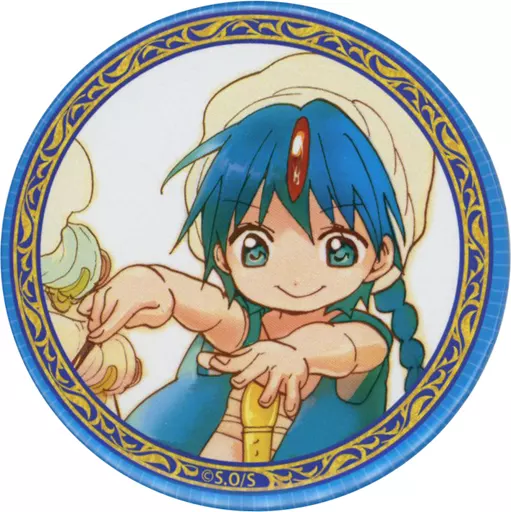 マギ　アラジン　くじ引き堂　缶バッジ 駿河屋 -<中古>アラジン(A) 75mm缶バッジ 「くじ引き堂 マギ