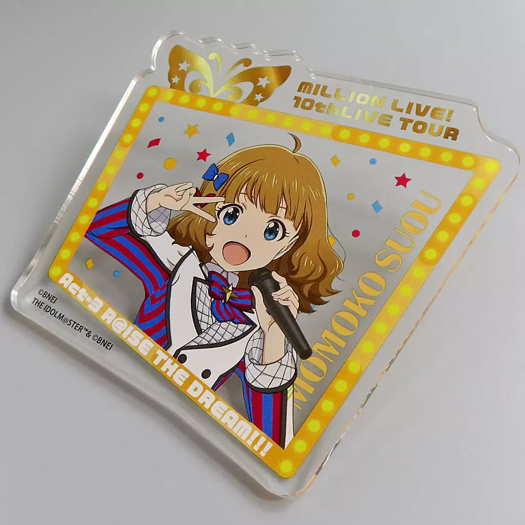 周防桃子(10th Act-3 ver.) 公式プロデュースバッジ 「アイドルマスター ミリオンライブ!」