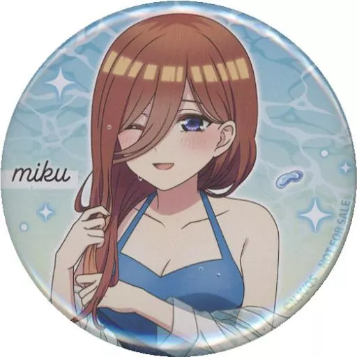 五等分の花嫁 まねきねこ⌇中野三玖 水着 缶バッジ 駿河屋 -<中古>中野三玖(水着) オリジナル缶バッジ 「五等分の花嫁