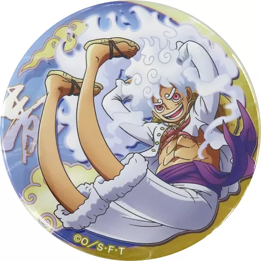 ONEPIECE 麦わらストア 缶バッジ 海賊袋 ルフィ 極美品 希少 レア ワンピース ルフィ 輩 缶バッジ 麦わらストア