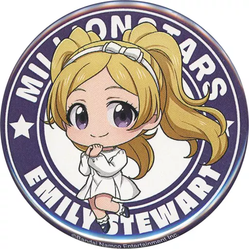 エミリー スチュアート 「アイドルマスター ミリオンライブ! 第1幕 劇場先行上映 トレーディングミニキャラ缶バッジコレクション(Vol.1)」 劇場グッズ