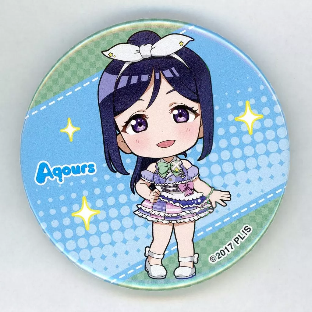 松浦果南 「異次元フェス アイドルマスター★・ラブライブ!歌合戦 イベント公式トレーディング缶バッジ ラブライブ!サンシャイン!! ver.」