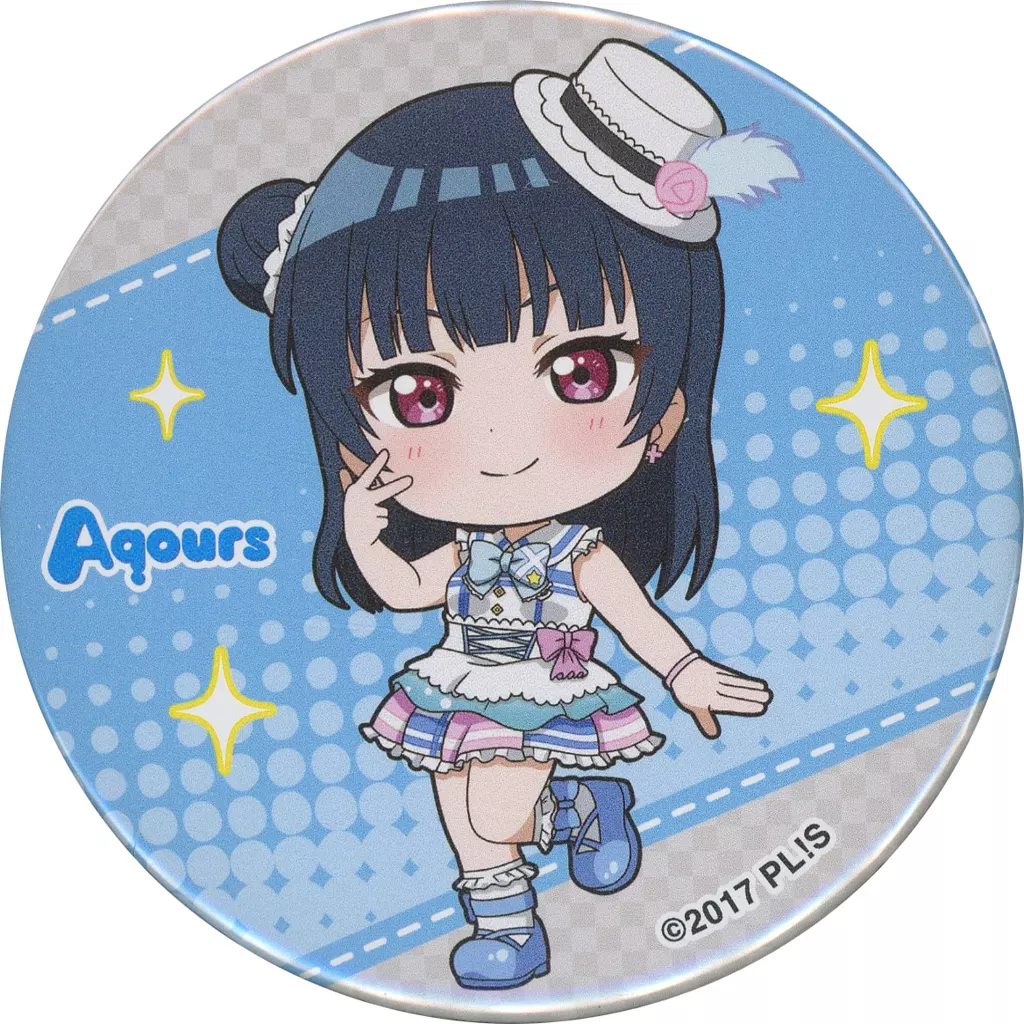 津島善子 「異次元フェス アイドルマスター★・ラブライブ!歌合戦 イベント公式トレーディング缶バッジ ラブライブ!サンシャイン!! ver.」