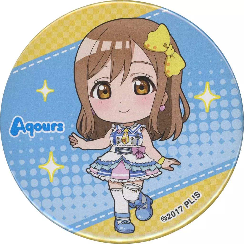 国木田花丸 「異次元フェス アイドルマスター★・ラブライブ!歌合戦 イベント公式トレーディング缶バッジ ラブライブ!サンシャイン!! ver.」