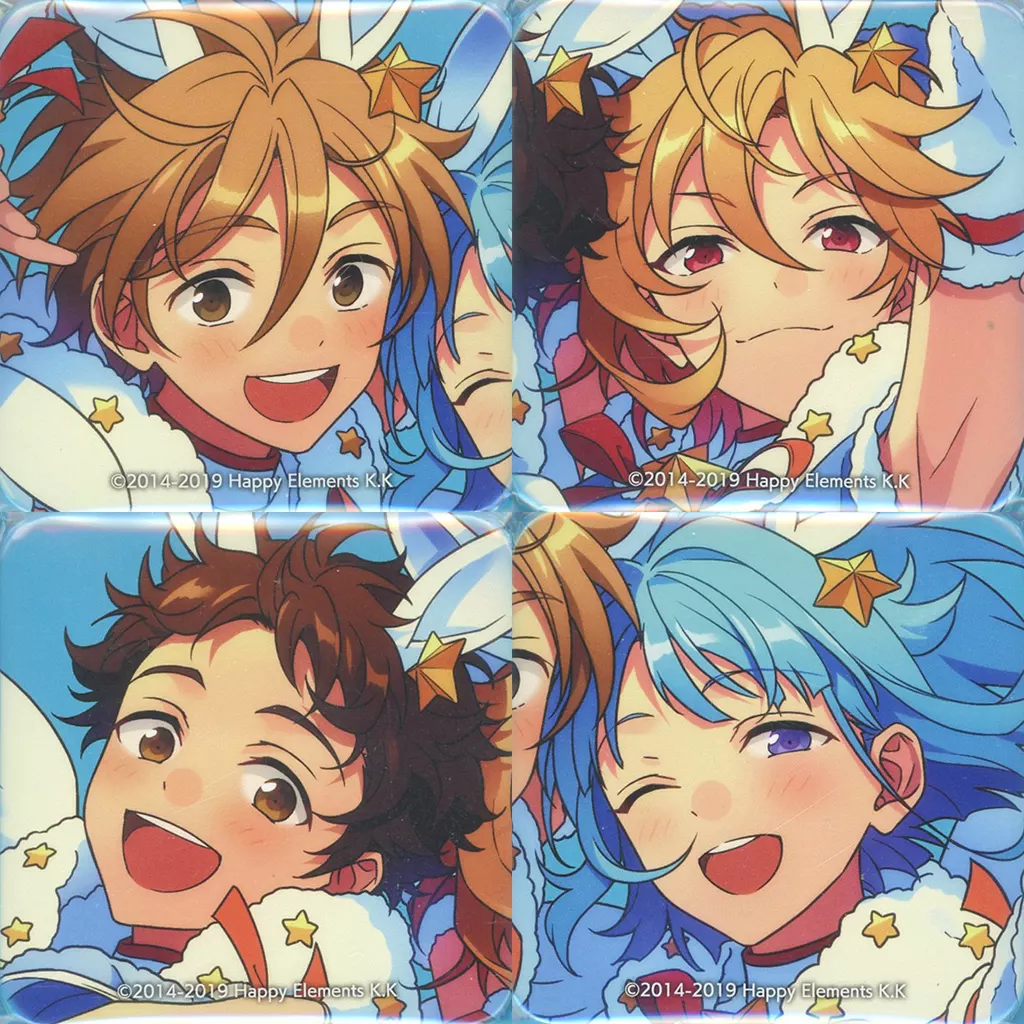 バッジ・ピンズ　Ra*bits アイドルスクエア缶バッジセット 「CD あんさんぶるスターズ!! アルバムシリーズ TRIP Ra*bits」 アニメイト・ES!!Store有償特典