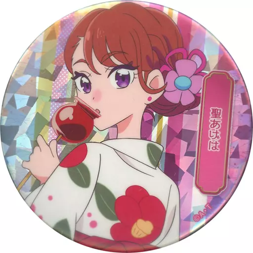 プリキュア 聖あげは 浴衣 缶バッジ10個セット 駿河屋 -<中古>聖あげは 「ひろがるスカイ!プリキュア ホログラム缶