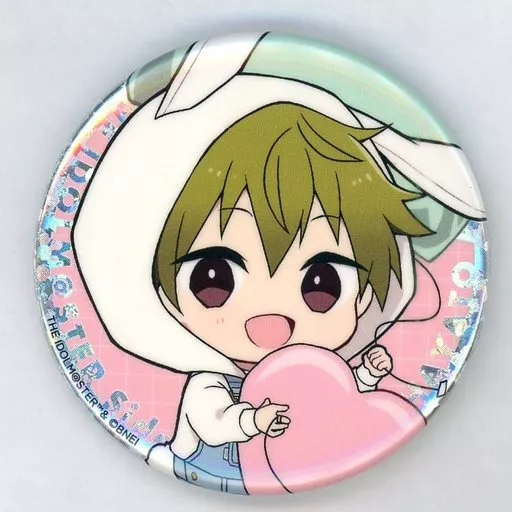 秋山隼人 「アイドルマスター SideM Spring Rabbits トレーディングホログラムデフォルメ缶バッジA」