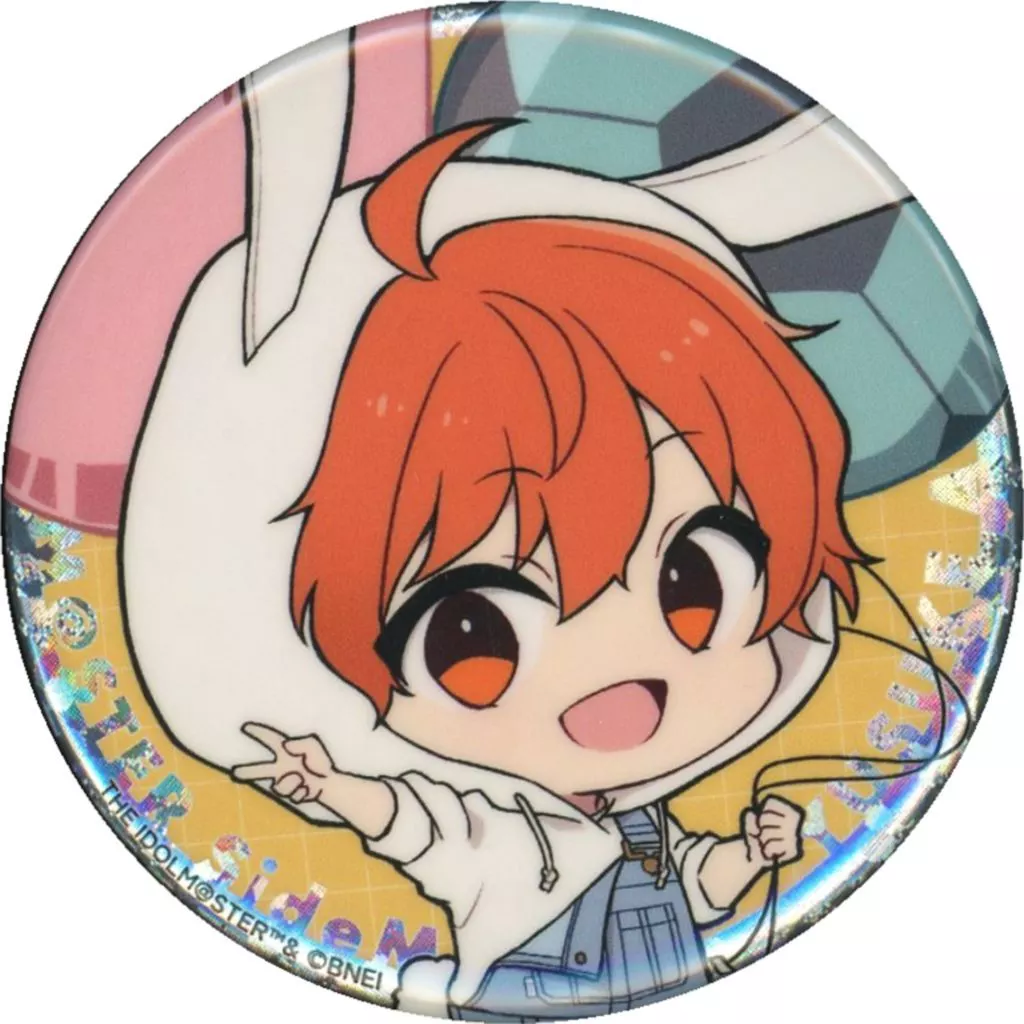 蒼井悠介 「アイドルマスター SideM Spring Rabbits トレーディングホログラムデフォルメ缶バッジA」
