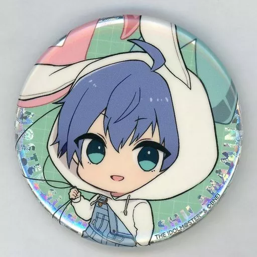 天峰秀 「アイドルマスター SideM Spring Rabbits トレーディングホログラムデフォルメ缶バッジA」