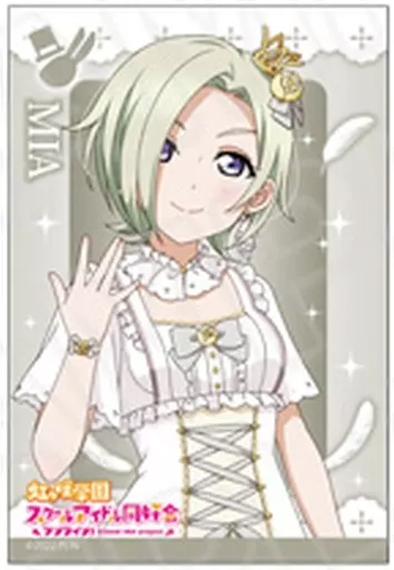 虹ヶ咲 5th スクエア缶バッジ ミア・テイラー ラブライブ！虹ヶ咲学園スクールアイドル同好会 スクエア和紙缶バッジ