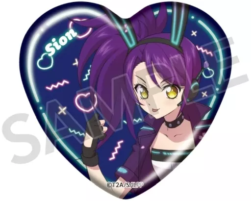 プリパラ　シオン　ハート缶バッジ 駿河屋 -<中古>東堂シオン 「アイドルランドプリパラ ハート缶バッジ