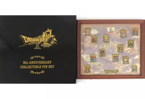 ドラゴンクエスト　ピンズコレクション　BOX 駿河屋 -<中古>集合 5周年記念ピンズセット 「ドラゴンクエストX