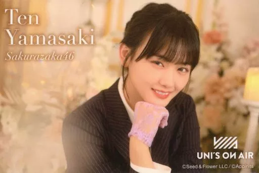 駿河屋 -<中古>山﨑天(櫻坂46) スクエア缶バッジ UNI'S ON AIR