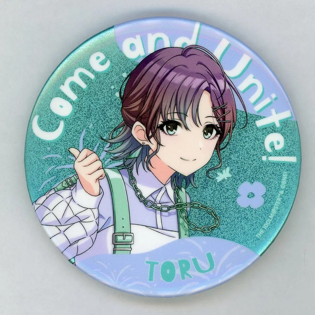 浅倉透 公式φ75mmグリッター缶バッジ 「THE IDOLM＠STER SHINY COLORS 6thLIVE TOUR」